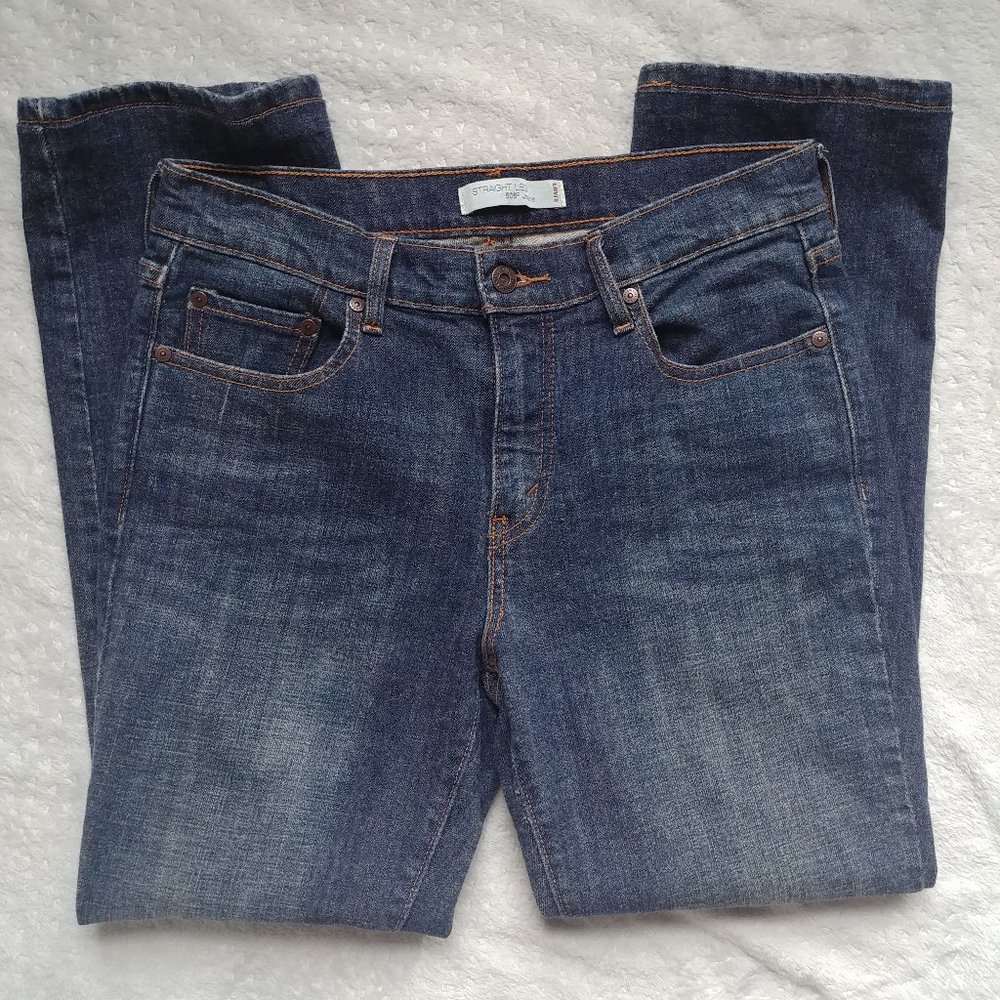 Levi’s Straight Leg 505 Jeans Dark Acid Wash